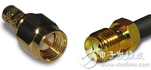 Amphenol RF SMA connector pair 射频连接器对的图片